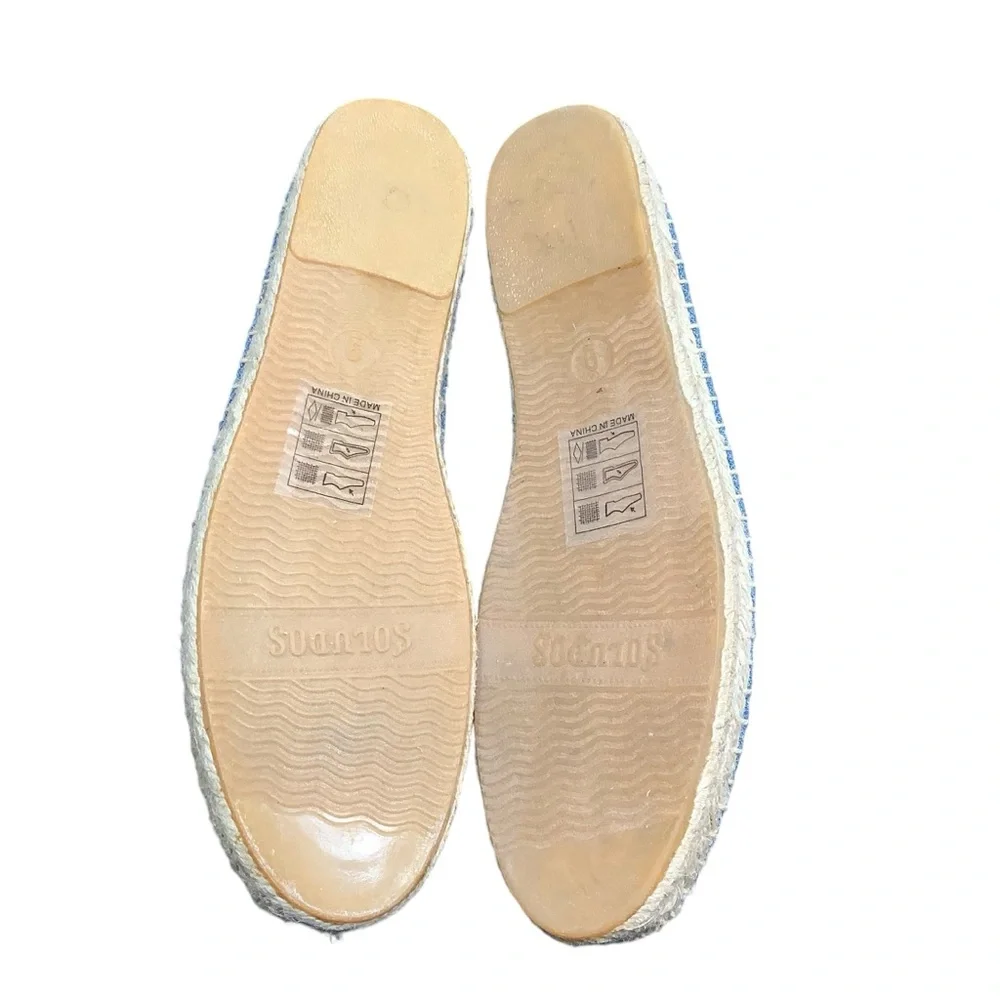 Soludos Anthropologie Pineapple Denim Espadrille